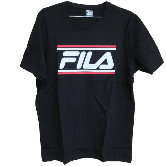 Fila Other - ⛄️❄️FILA MENS CASUAL STRIPE LOGO SHORT SLEEVE